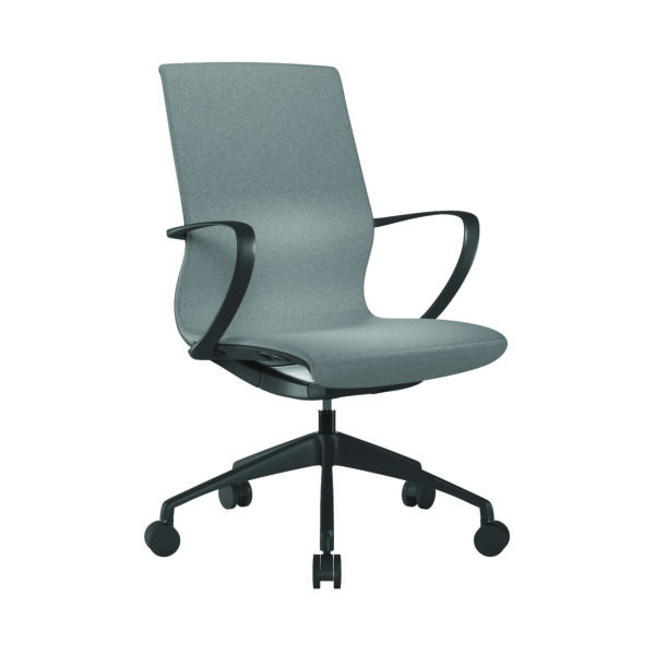 Medium Back Executive Task Chair with Minimalistic design, Integrated Height Control and  Weight Activated Auto Balance Mechanism