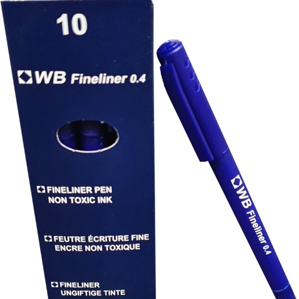 Fineliner Pen 0.4mm Blue