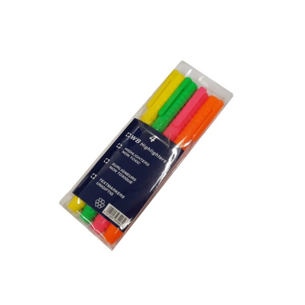 Highlighter Pen Asst Wallet (4)