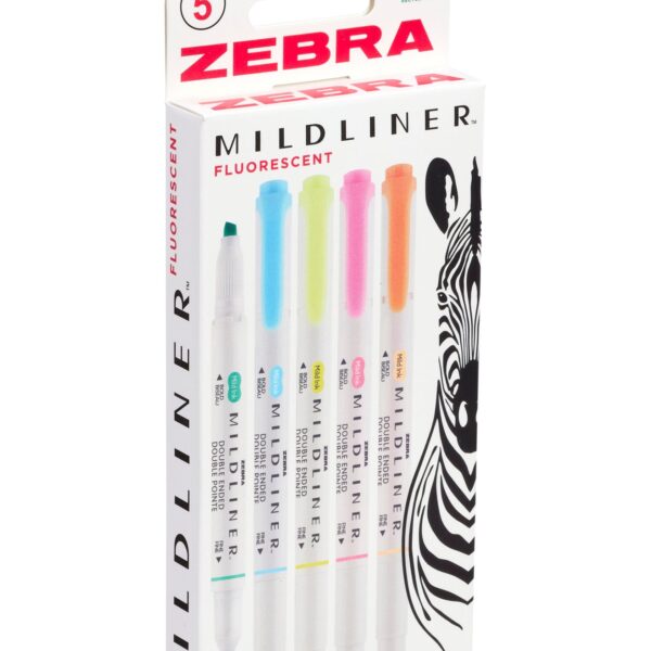 MILDLINER 5 Pack Fluorescent