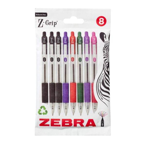 Z-Grip Retractable Ballpoint Pen 1mm Tip