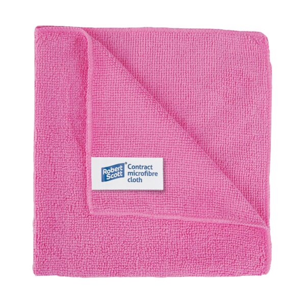 Microfibre Cloth 400 x 400mm Pink