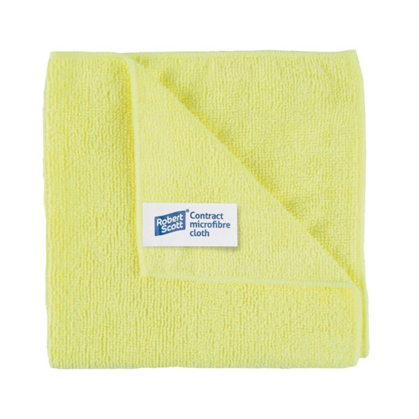 Microfibre Cloth 400 x 400mm Yellow