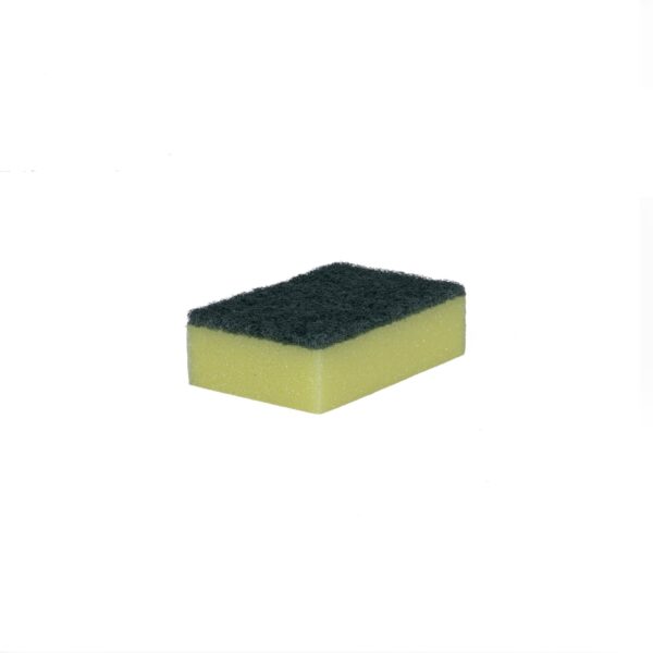 Basic Sponge Scourers Green/Yellow