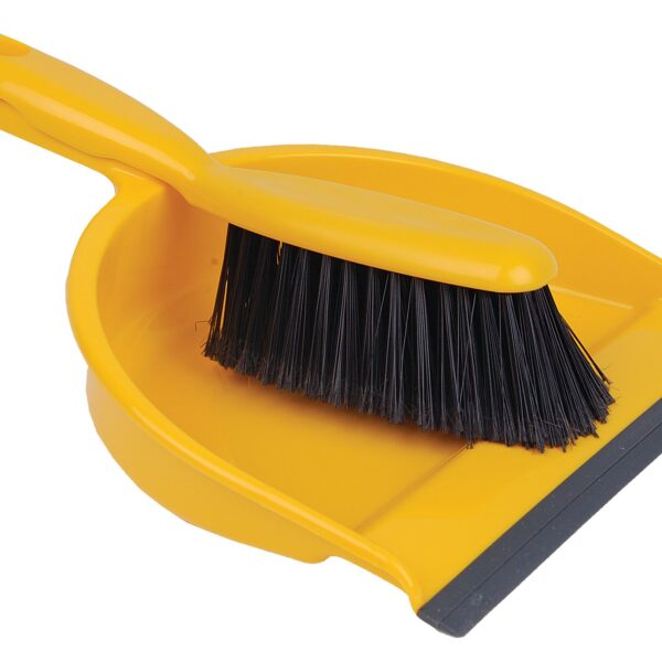 Dustpan and Brush Set Soft Bristle Yw