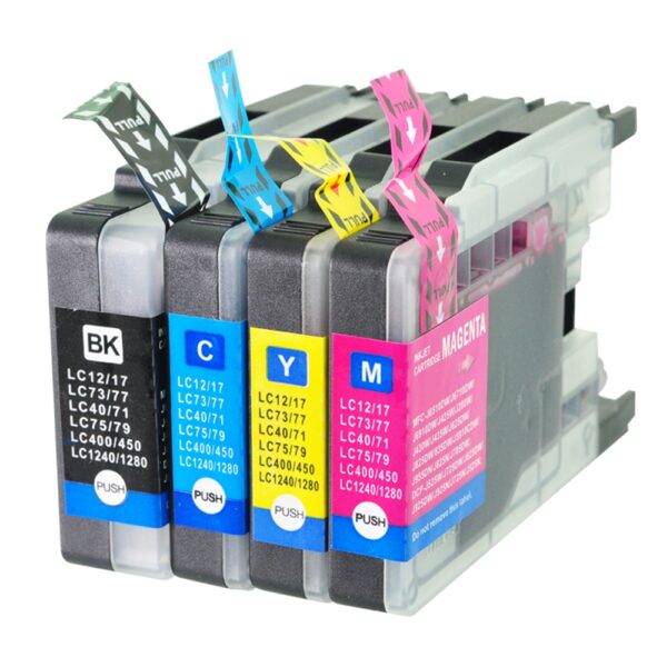 Comp Brother LC1280 Multipack 4 Ink Ctgs