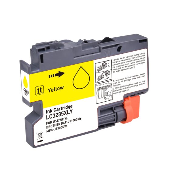 Comp Brother LC3235XLY Hi Cap Yw Ink Ctg