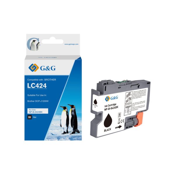 Compatible Brother LC424BK