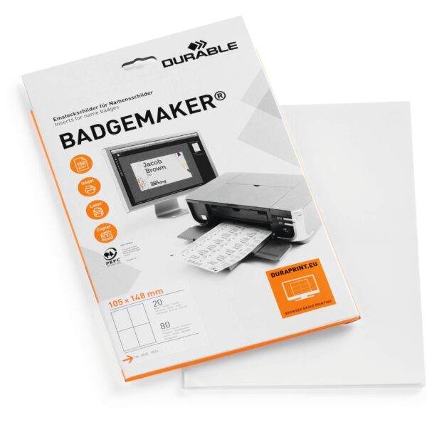 Durable BADGEMAKER A6 Inserts