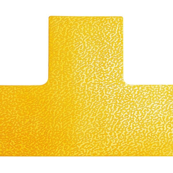 Durable Floor Shape T" Yellow"
