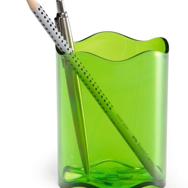 Durable Trend Pen Cup Clear Green
