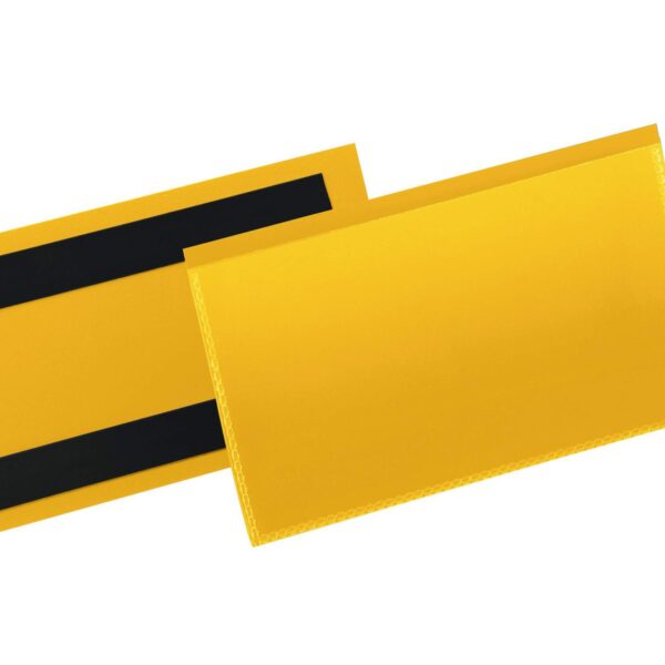 Durable Magnetic Pocket 150x67mm Yellow