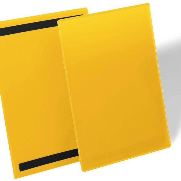 Durable Magnetic Pocket A4 Yellow