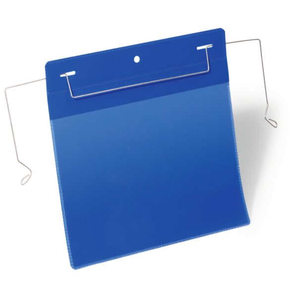 Durable Wire Hanger Pocket A5 Blue