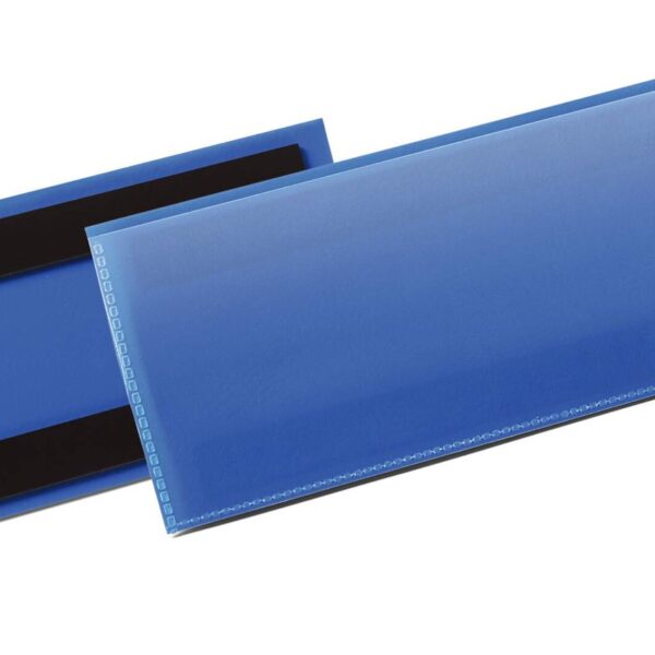 Durable Magnetic Pocket 210x74mm Blue