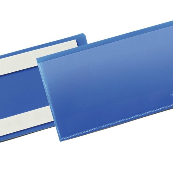 Durable Adhesive Pocket 150x67mm Blue