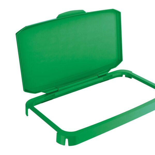Durable DURABIN 60L Hinged Lid Green