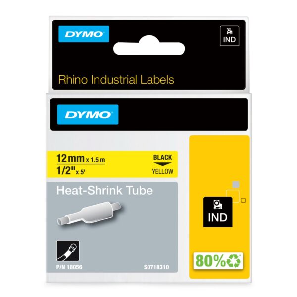 Dymo 18056/S0718310 Heat Shrink Tubes bl