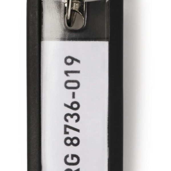 Durable Key Clips 6 Black