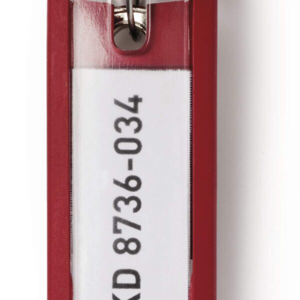 Durable Key Clips 6 Red