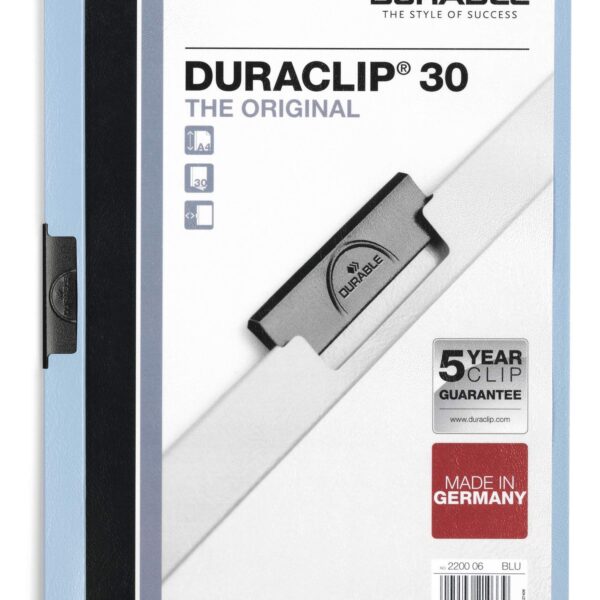 Durable DURACLIP 30 A4 Folder Blue