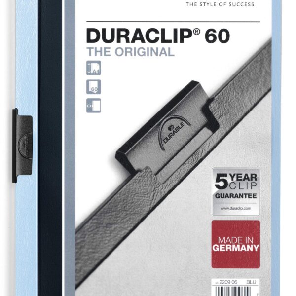 Durable DURACLIP 60 A4 Folder Blue