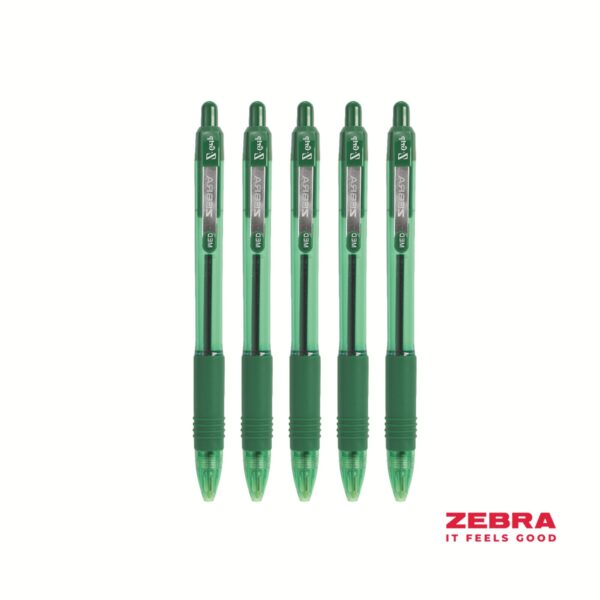 Z-Grip Smooth Retr BPnt Pen Green Box12