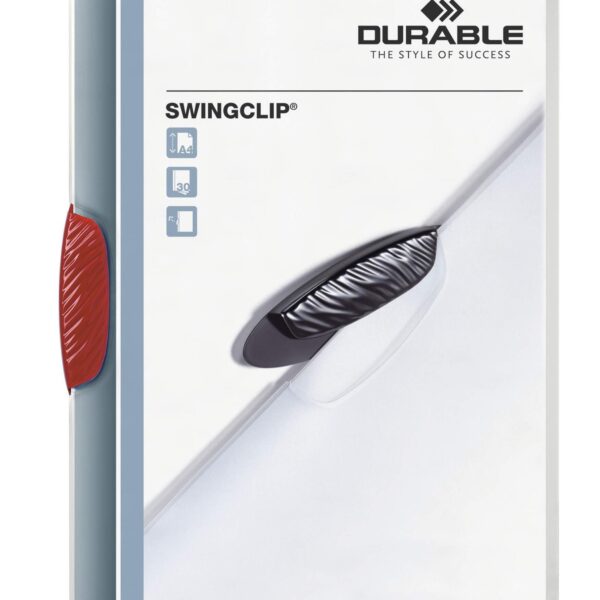 Durable SWINGCLIP A4 Folder Red