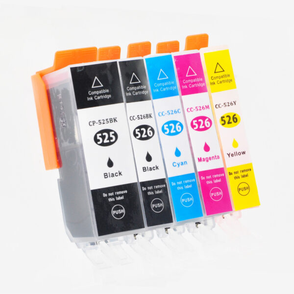 Comp Canon PGI525/CLI526 5 Pack Inkjets