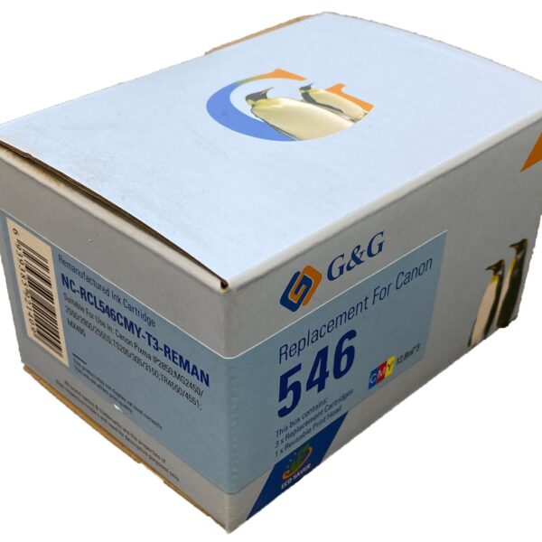 Reman Canon G+G CL-546XLC ES Inkjets
