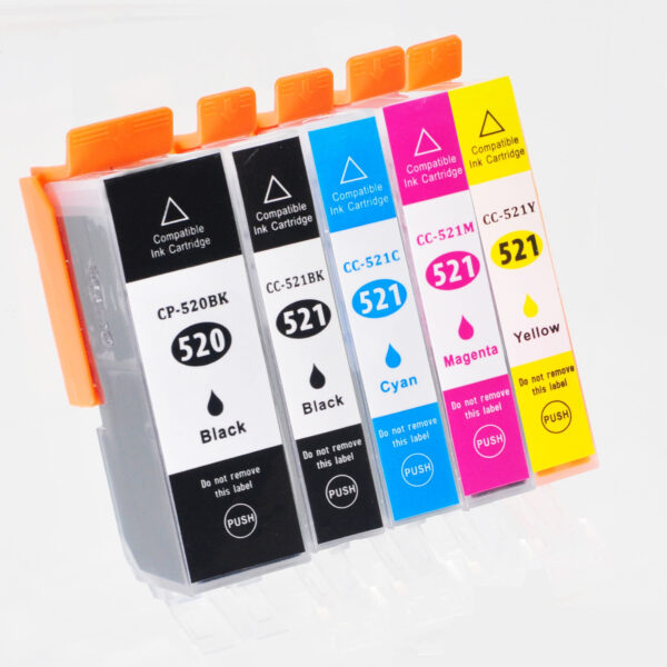 Comp Canon PGI520/CLI521 5 Pack Inkjet