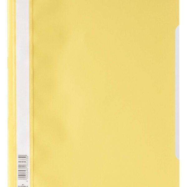 Durable Clear View A4 Folder Yellow