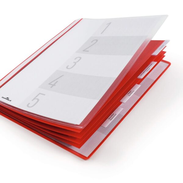 Durable Suspension Rail Folder A4 Red