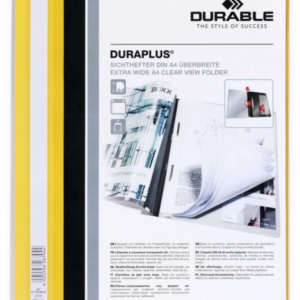 Durable DURAPLUS A4+ Folder Yellow