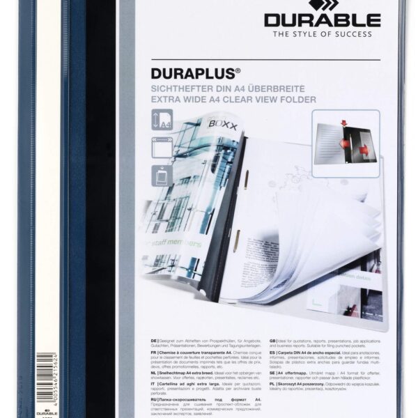 Durable DURAPLUS A4+ Folder Dark Blue