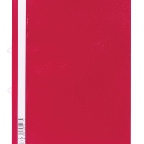 Durable Clear View A4 Folder Red
