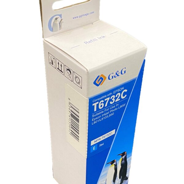 Comp Epson C13T67324A Cyan Ink Bottle