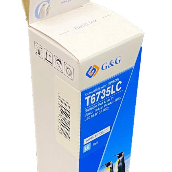 Comp Epson C13T67354A Lt Cyan Ink Bottle