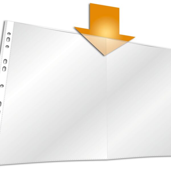 Durable BUSINESS Side Punched Pocket A3