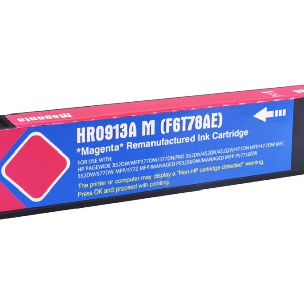 Reman HP 913A Magenta F6T78AE Inkjet