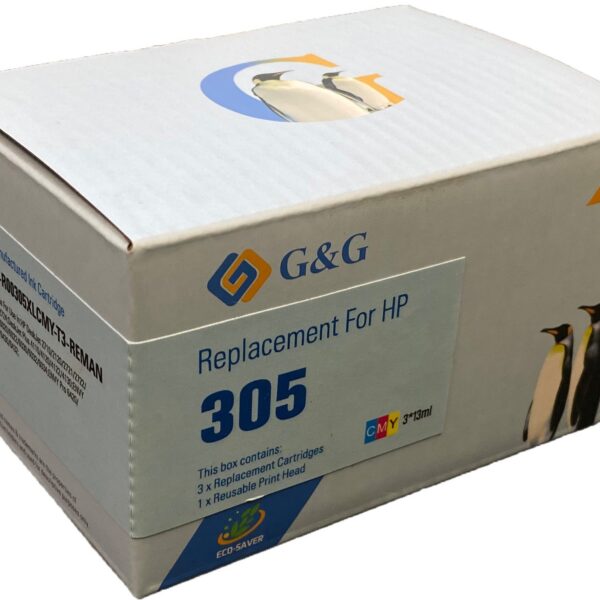 Reman HP G+G 305XLC ES Inkjets