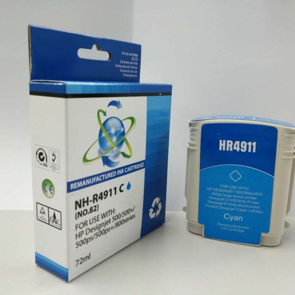 Comp HP 82 Cyan C4911A Inkjet