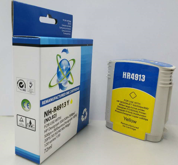 Comp HP 82 Yellow C4913A Inkjet