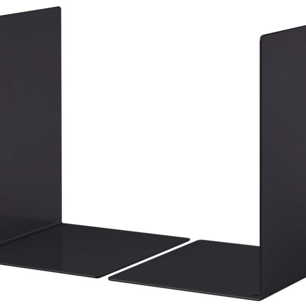 Durable Bookends Large Set of 2 Black