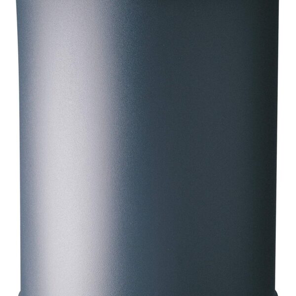 Durable Metal Waste Bin 15L Charcoal