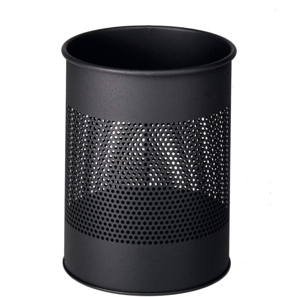 Durable Perforated Bin 15L Charcoal