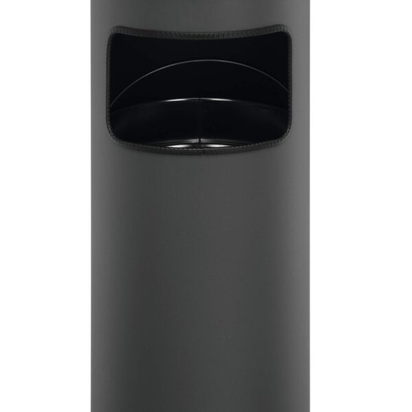 Durable Round Ashtray Bin 17L Grey