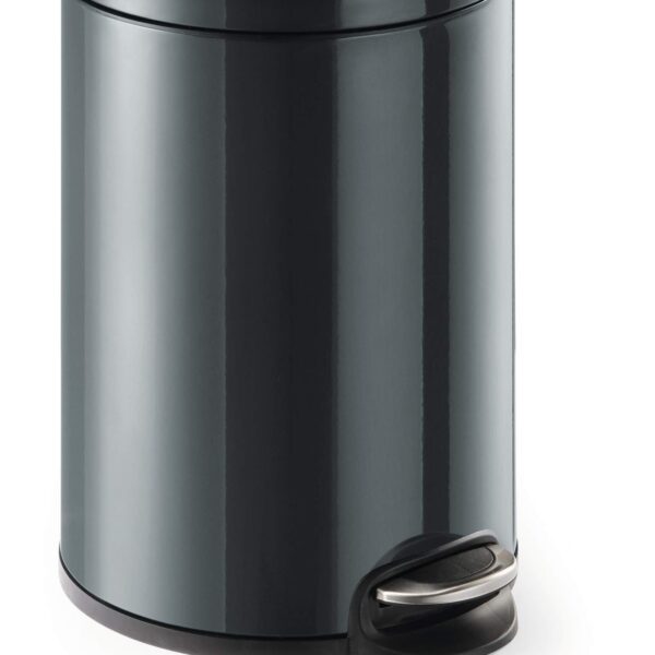 Durable Pedal Bin Round 20L Charcoal