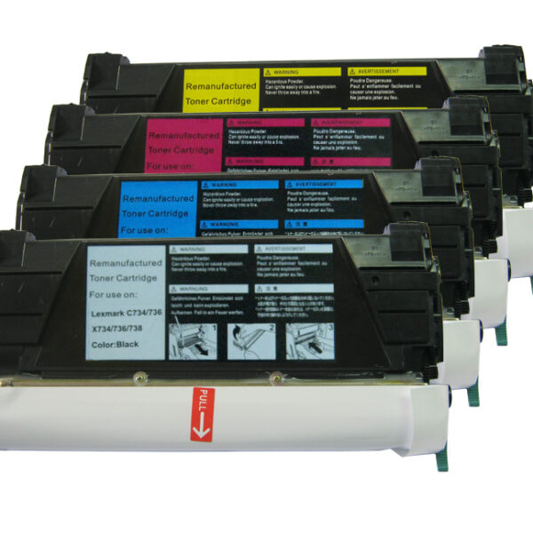 Reman Lexmark C734C C734A2CG Toner