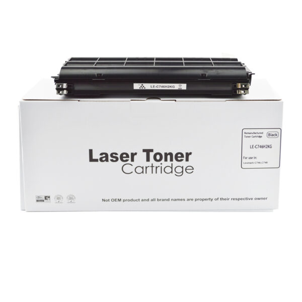 Reman Lexmark C746BK C746H2KG Toner